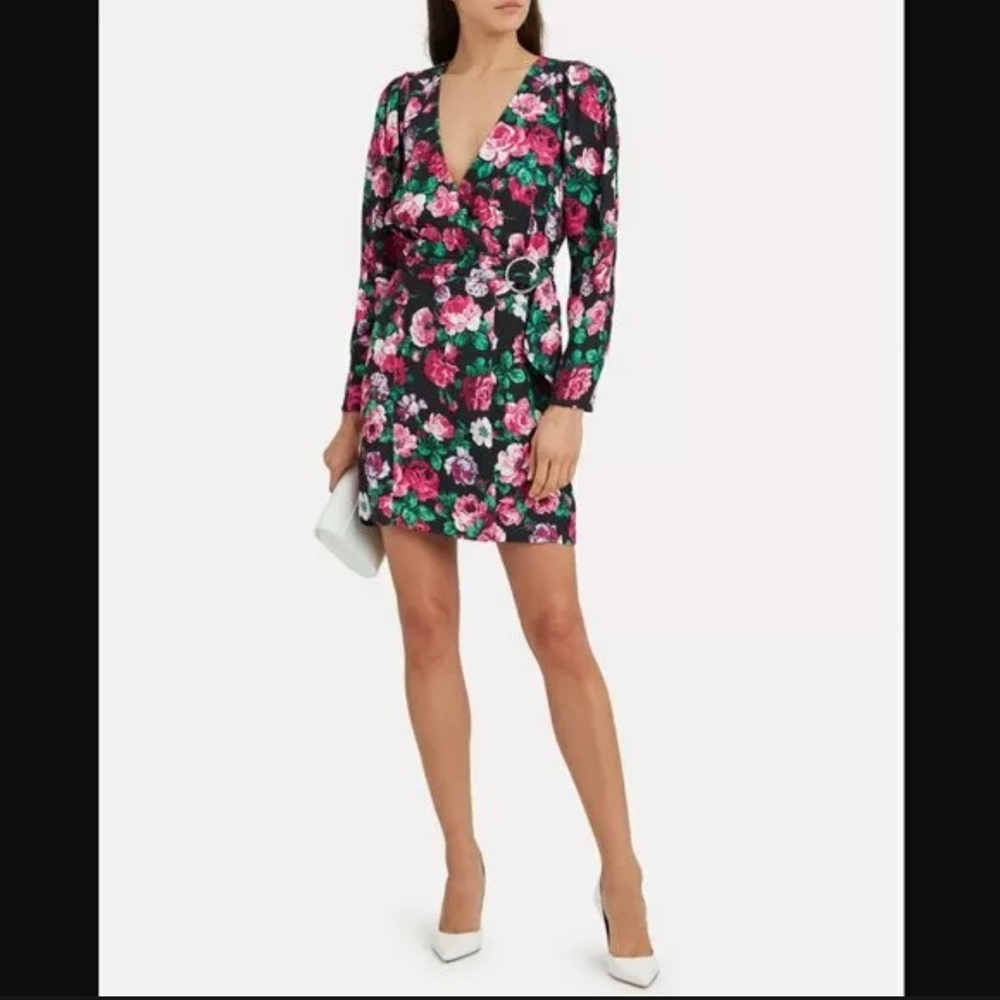 Ronny Kobo Edrea Floral Mini Dress XS